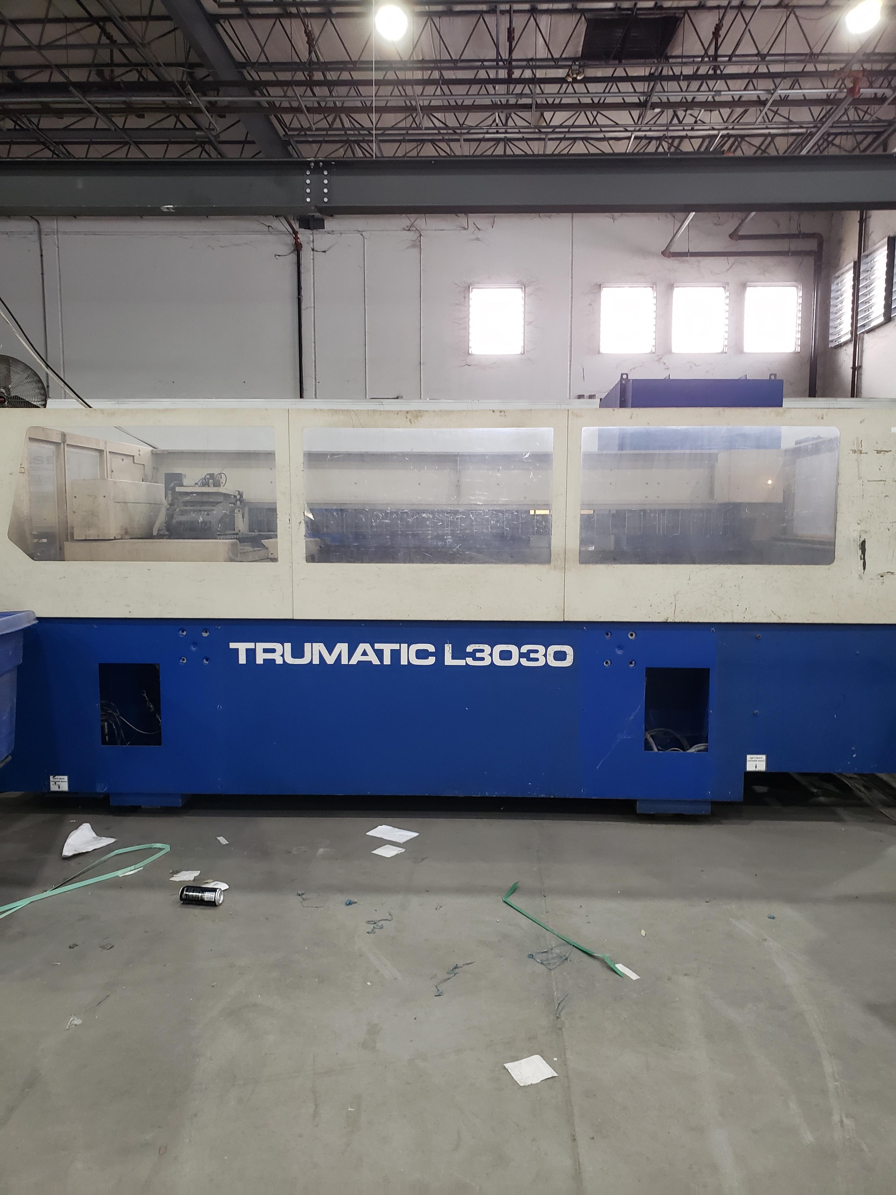 セミシャトル 2000 Trumpf Trumatic L3030 TLF 3000T Laser Cutting System
